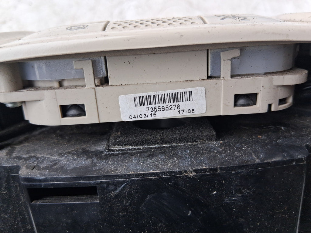 2015 FIAT 500 LOUNGE AC HEATER CLIMATE CONTROL SWITCH PANEL 735595278