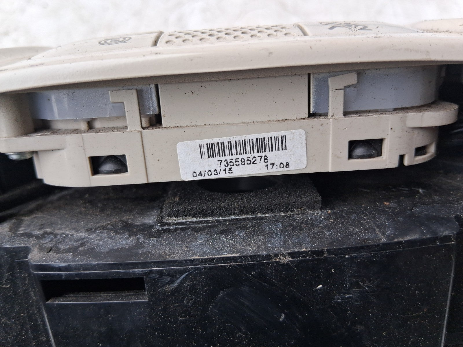 2015 FIAT 500 LOUNGE AC HEATER CLIMATE CONTROL SWITCH PANEL 735595278