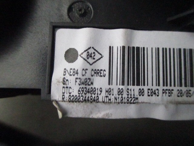 2009 RENAULT MEGANE MK2 1.9 DIESEL HEATER CLIMATE CONTROL & AIR VENT 8200344840