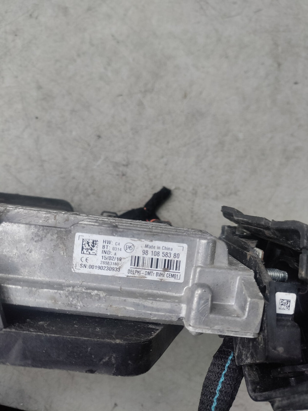 PEUGEOT PARTNER 2016 MK2 START STOP CONTROL MODULE 9810858380