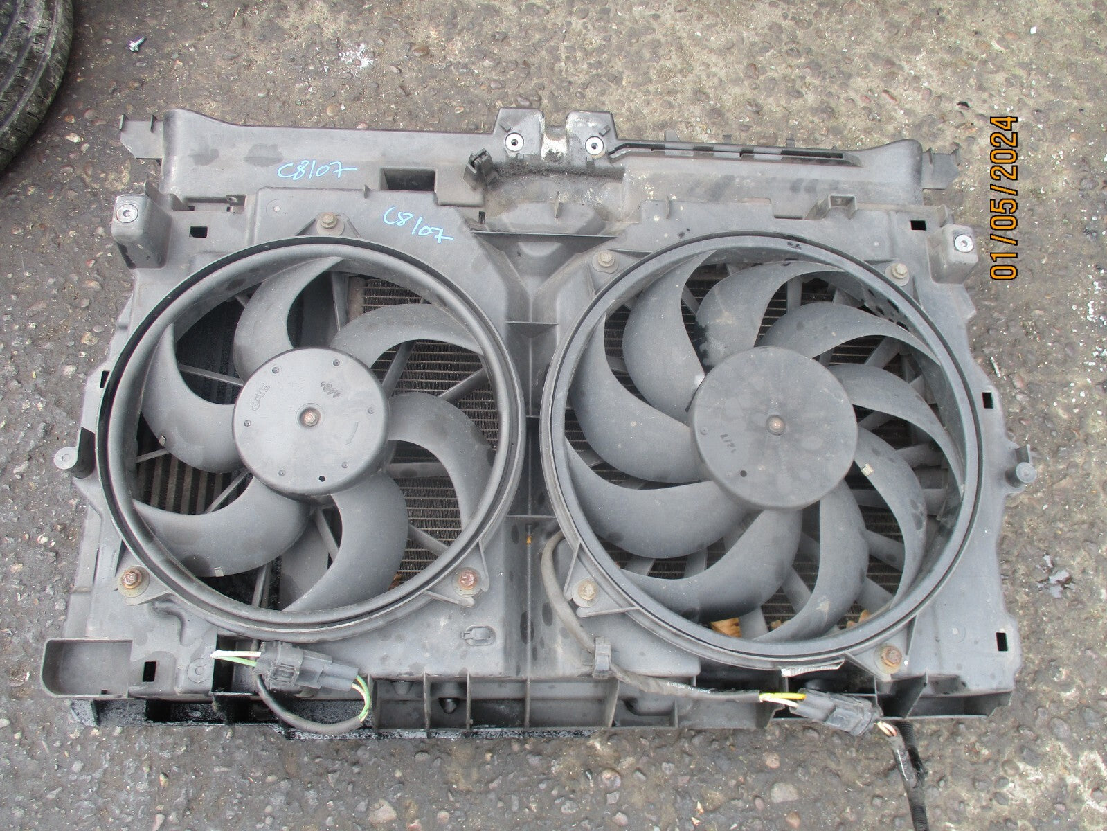 CITROEN C8 MK2 2007 2.0 DIESEL RADIATOR COOLING FAN MOTOR RP 27