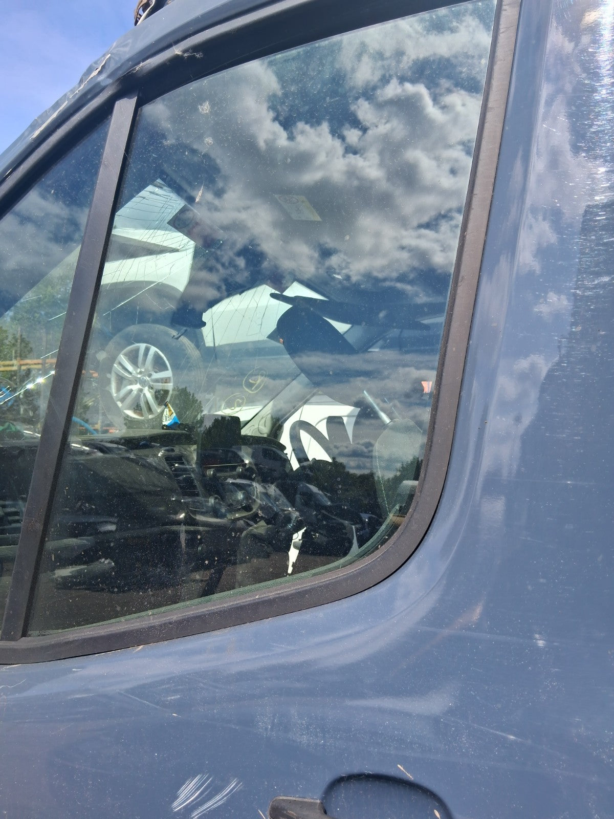 2021 FORD TRANSIT MK8 NSF PASSENGER SIDE FRONT MAIN WINDOW GLASS