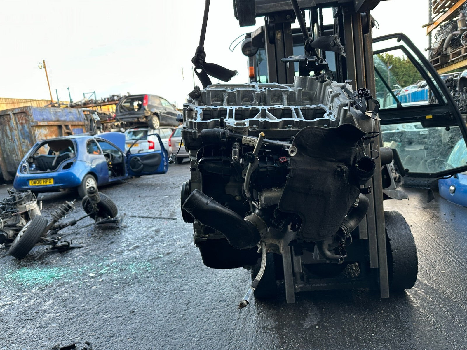 2019 JAGUAR XE 2.0 PETROL ENGINE BARE ENGINE BLOCK PT204 SPARES OR REPAIRS