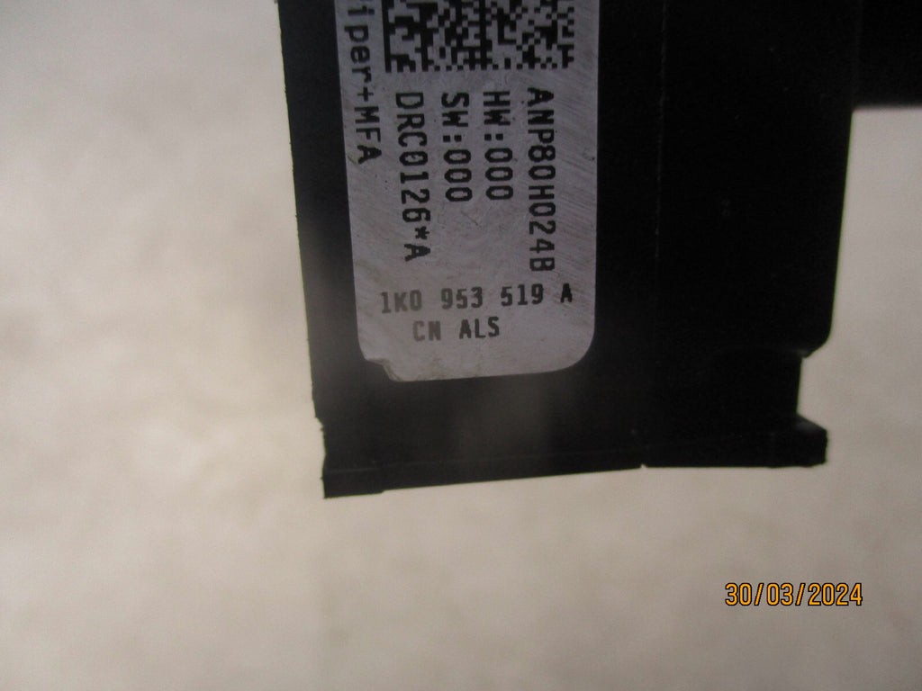 2005 VOLKSWAGEN GOLF MK5 WIPER AND INDICATOR STALKS 1K0953519A 1K0953513A