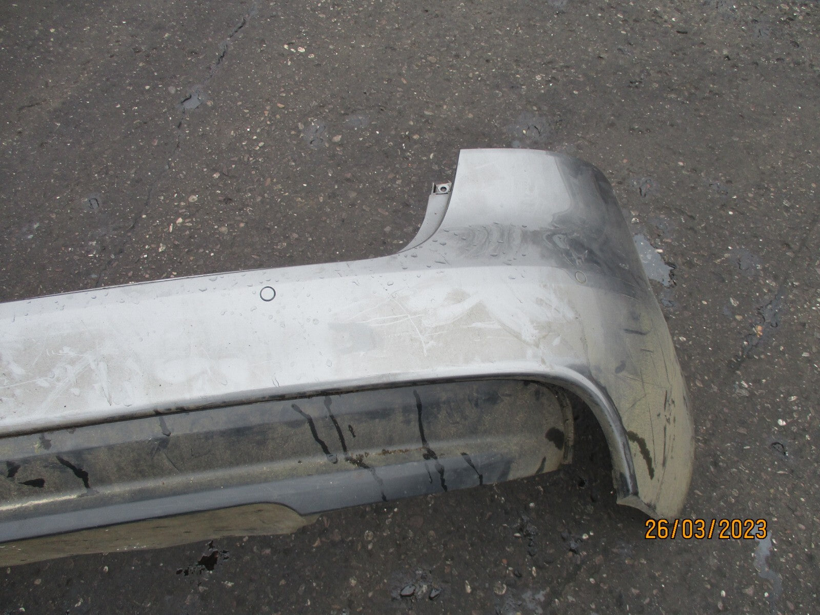 JAGUAR XE 2017 SALOON REAR COMPLETE BUMPER GREY