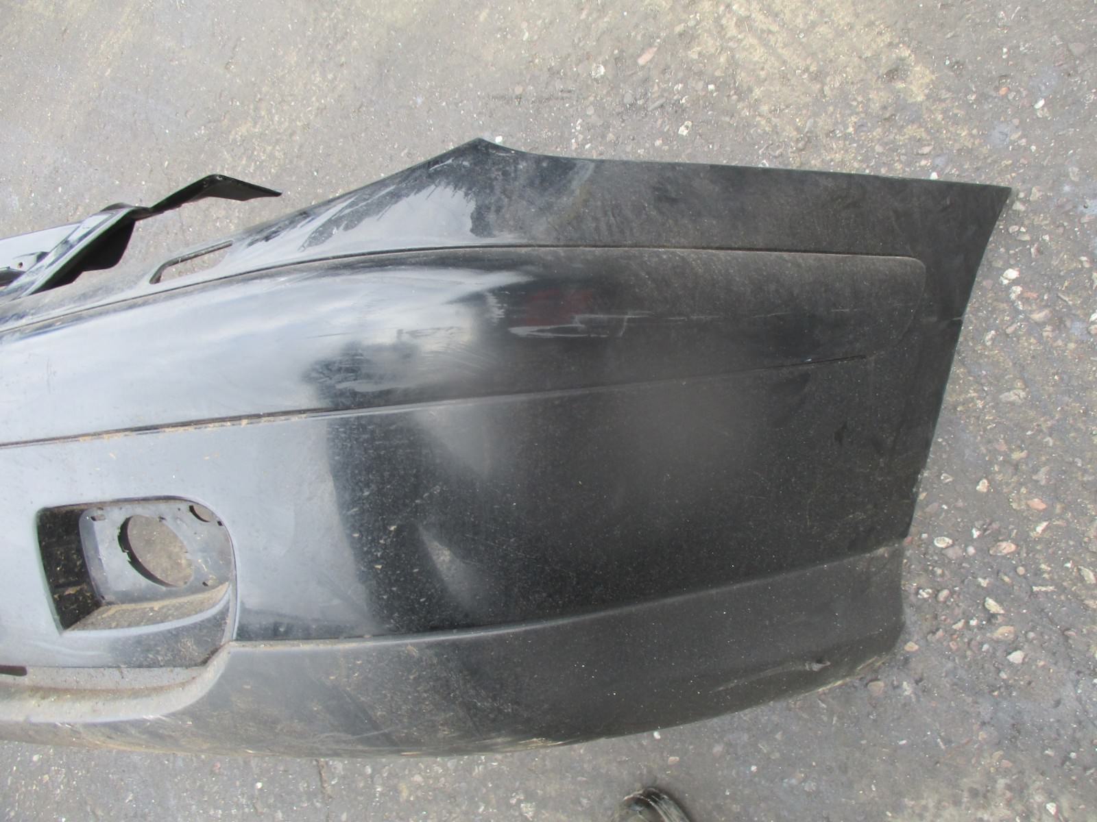 CITROEN C5 2002 FRONT BARE PLASTIC BUMPER TRIM STRIP LOWER VALANCE BLACK