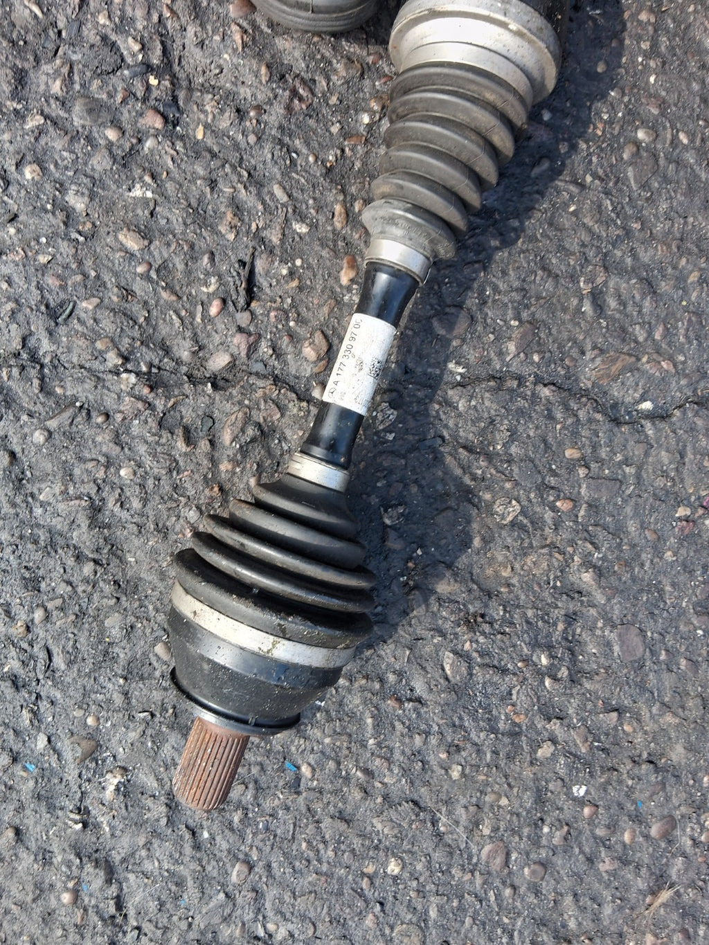 2021 MERCEDES BENZ A CLASS V177 1.3 PETROL OS DRIVER SIDE DRIVESHAFT A1773309700