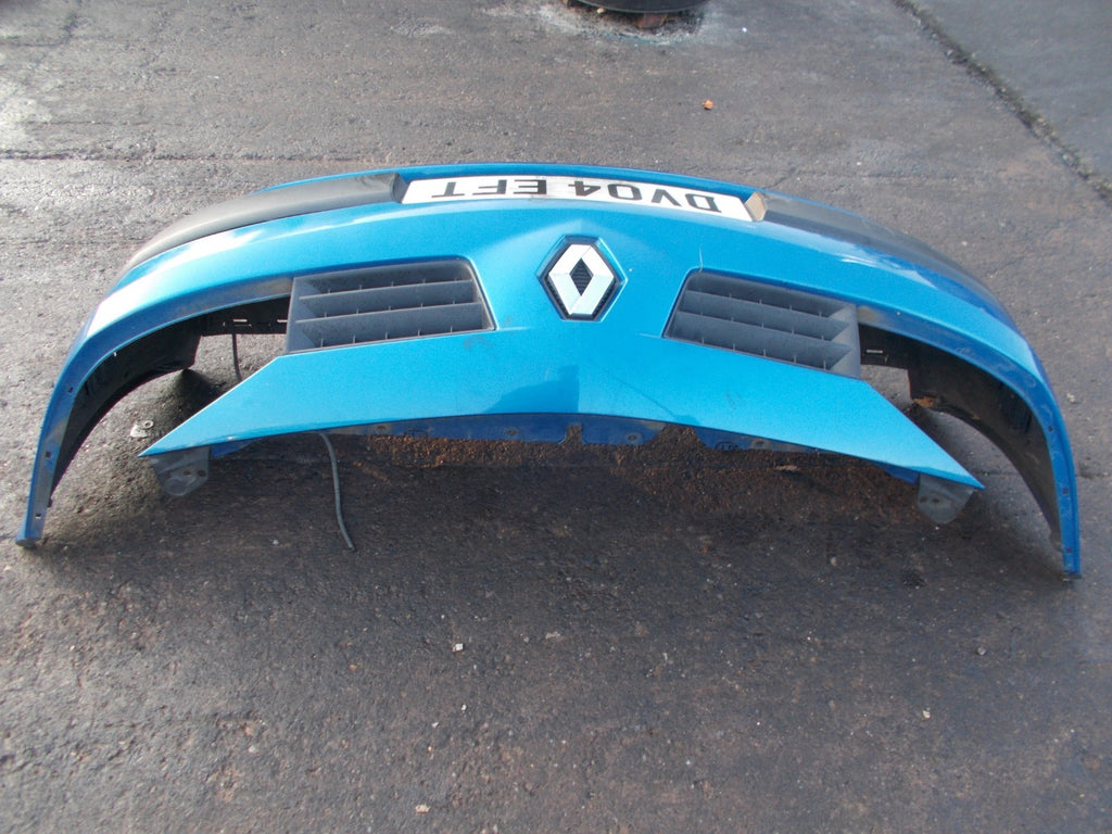 RENAULT MEGANE 2004 FRONT COMPLETE BUMPER BLUE 8200142000