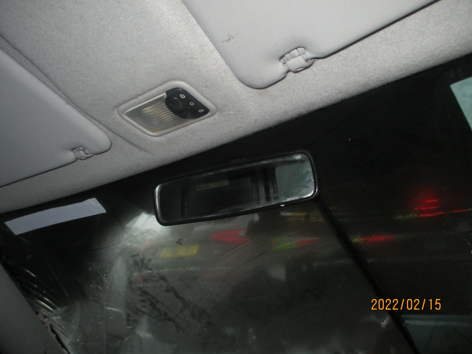 PEUGEOT PARTNER 2010 MK1 FRONT INTERIOR REAR VIEW MIRROR