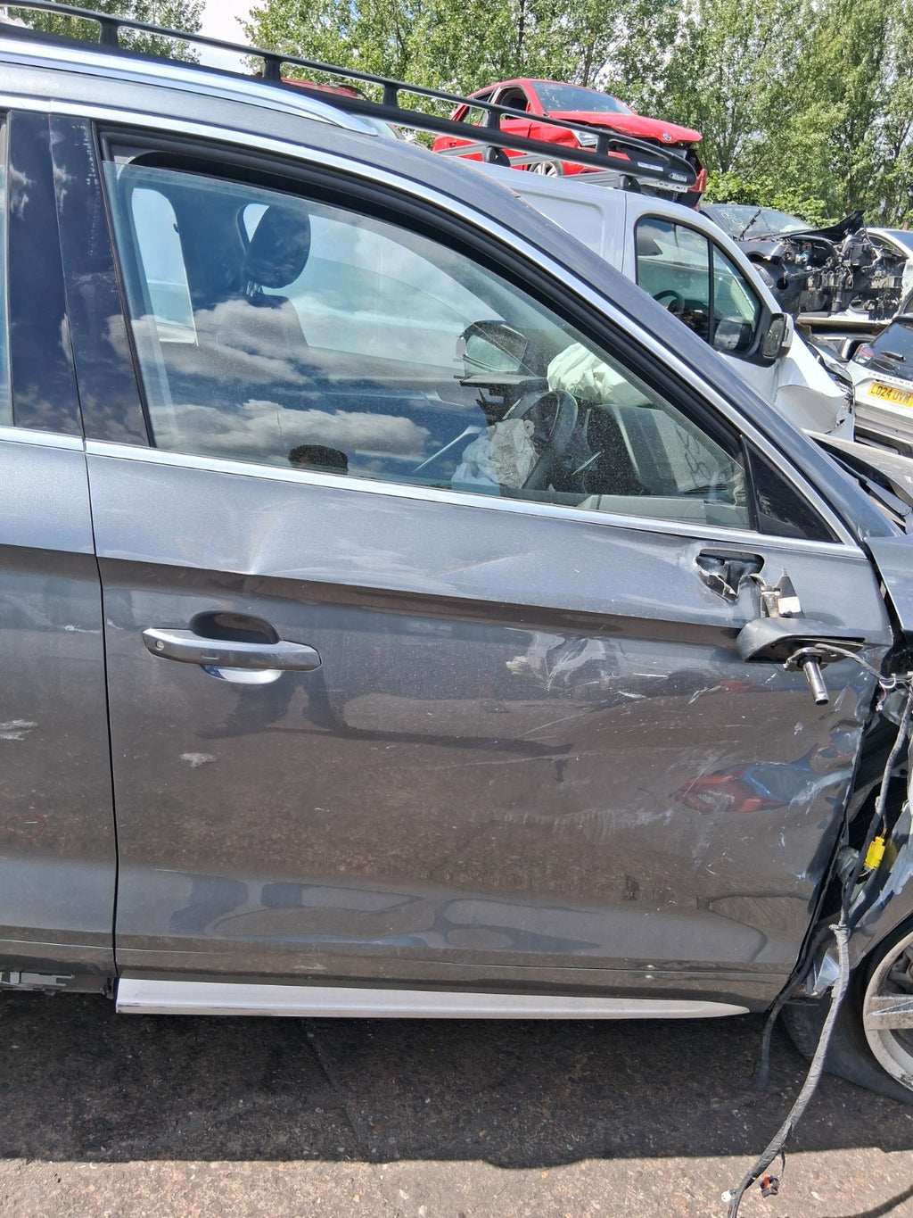 2019 AUDI Q5 ESTATE FY OSF DRIVER SIDE FRONT WINDOW MOTOR & REGULATOR