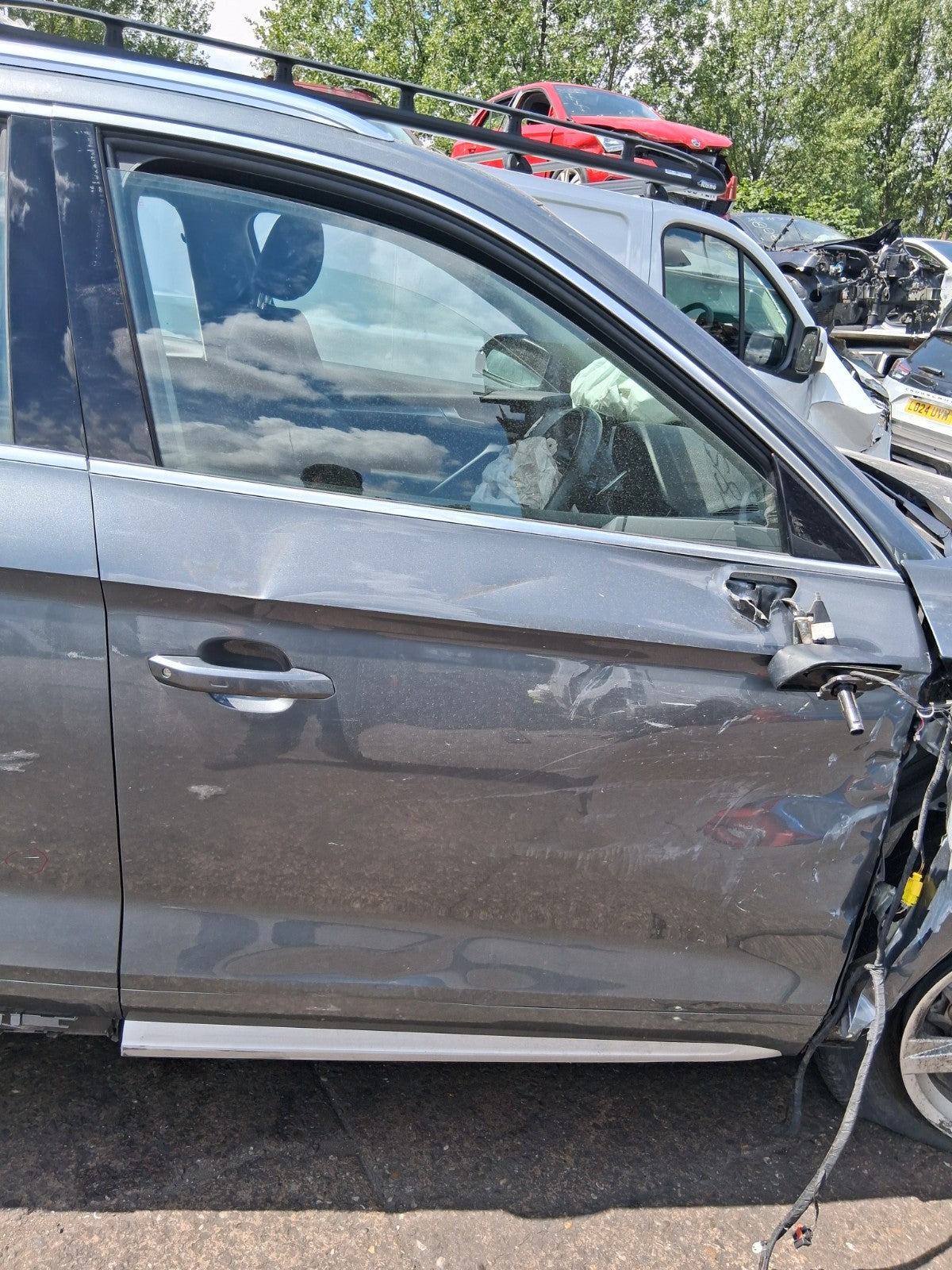 2019 AUDI Q5 ESTATE FY OSF DRIVER SIDE FRONT WINDOW MOTOR & REGULATOR