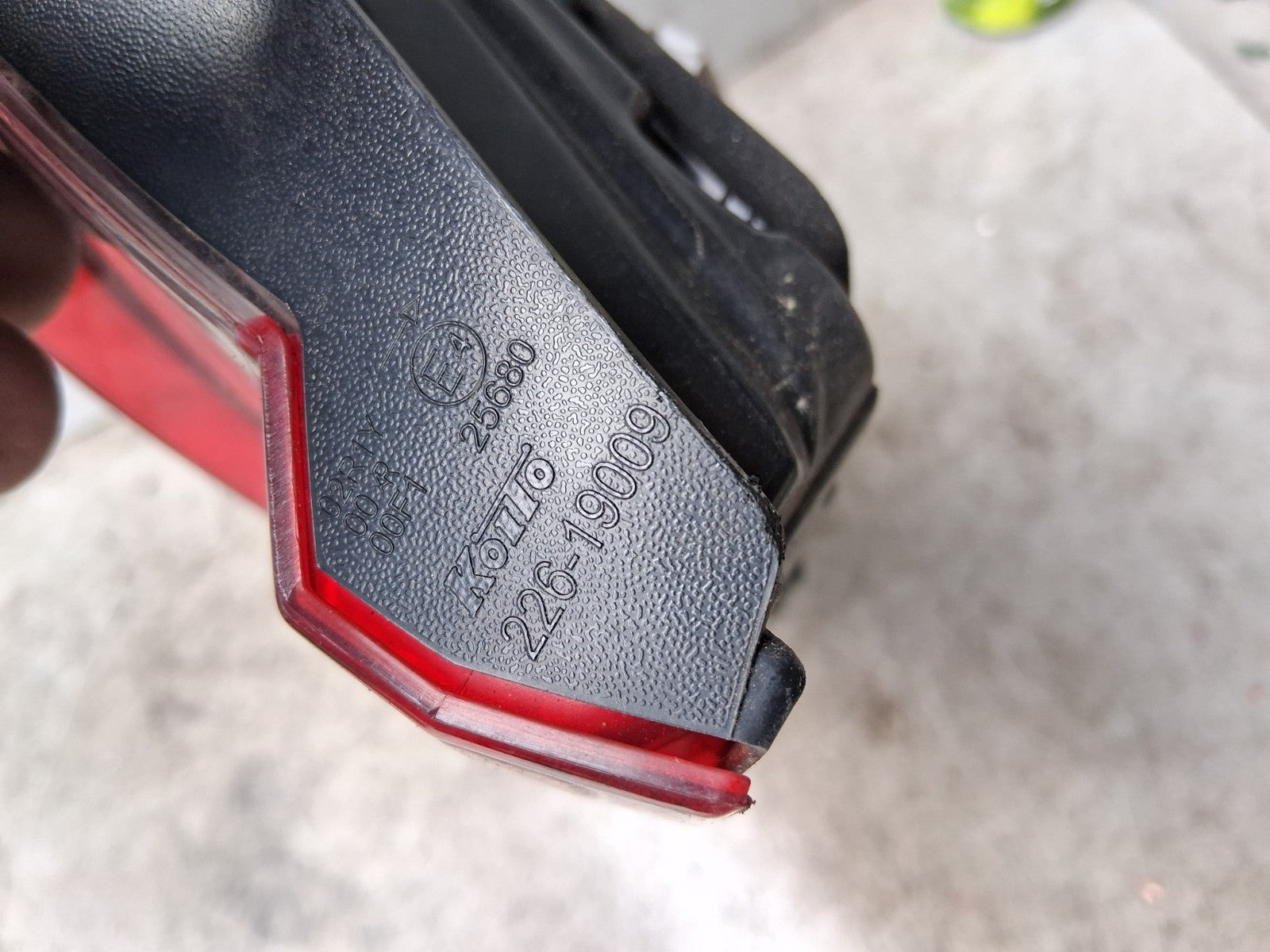 2020 NISSAN QASHQAI J11 MK2 FACELIFT OSR DRIVER SIDE INNER TAIL LIGHT 26550HV05A