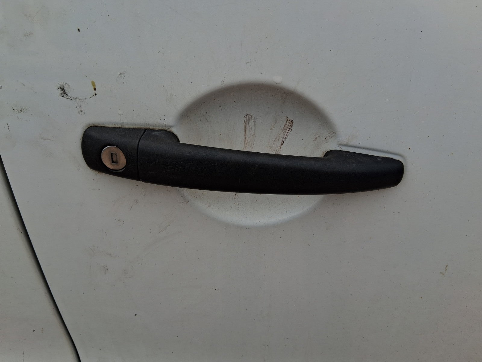 2017 PEUGEOT PARTNER MK2 OSF DRIVER SIDE FRONT RIGHT EXTERIOR DOOR HANDLE