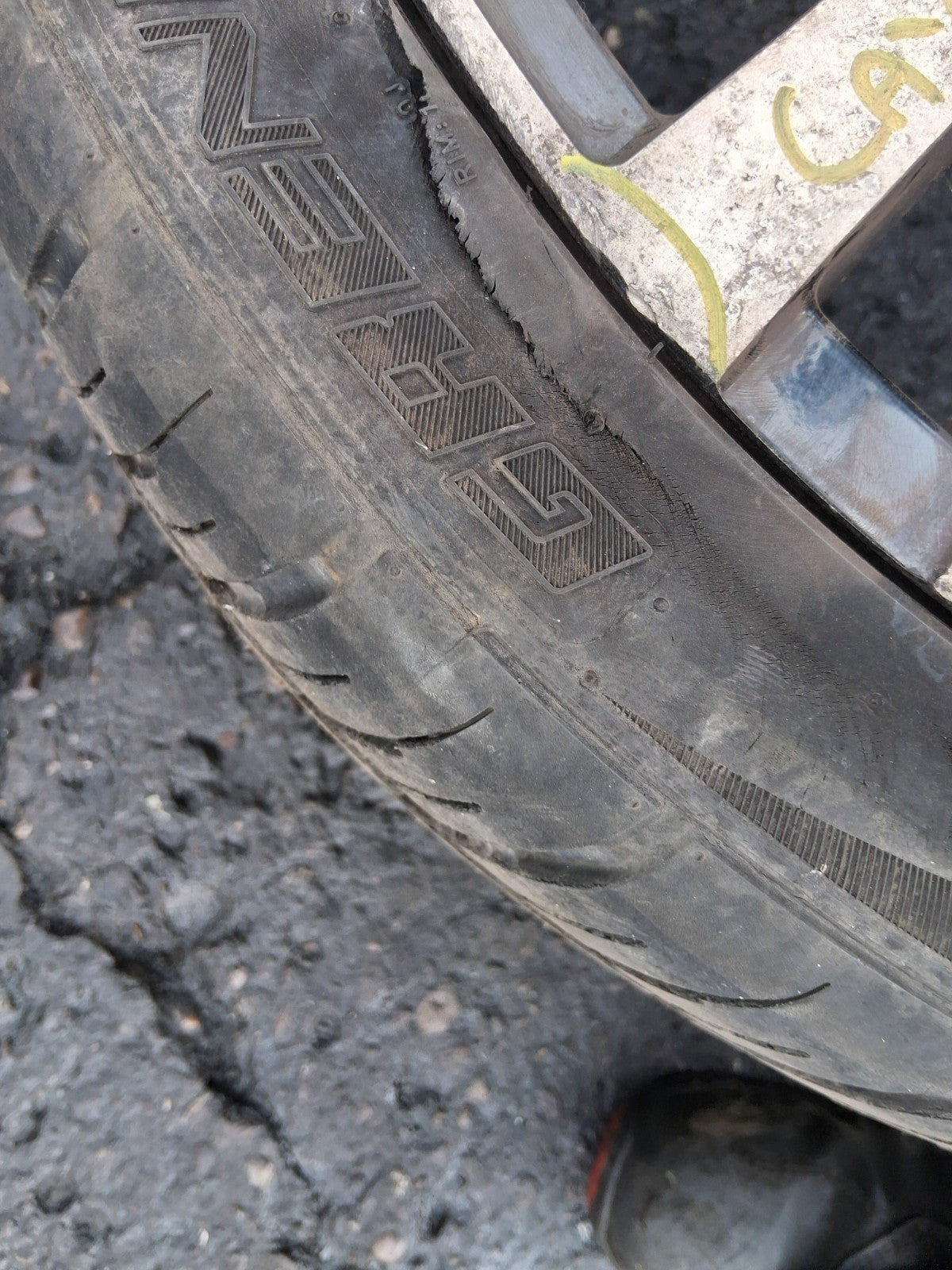 2005 PORSCHE CAYENNE MK1 22 INCH ALLOY WHEEL WITH TYRE 285/35ZR22