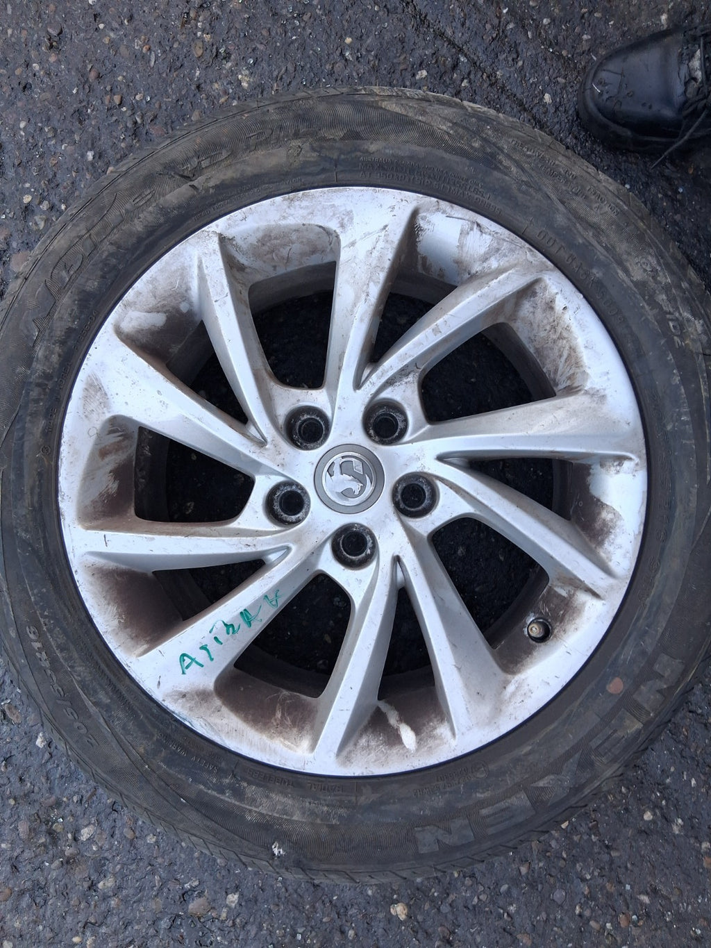 2019 VAUXHALL ASTRA K 16 INCH ALLOY WHEEL WITH TYRE 205/55R16