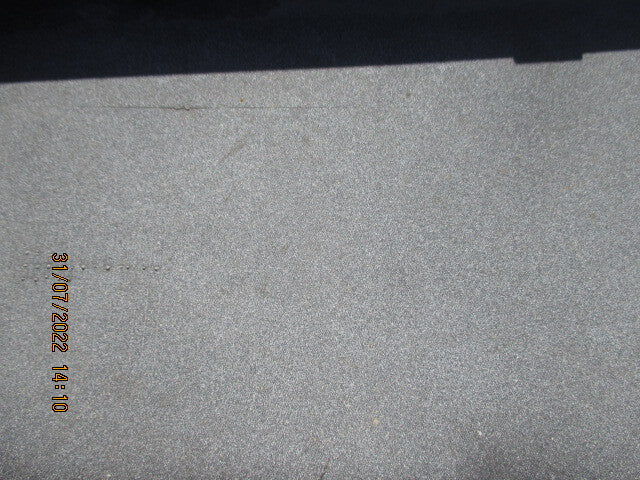 FIAT 500 2012 REAR BUMPER WHITE CREAM DAMAGED