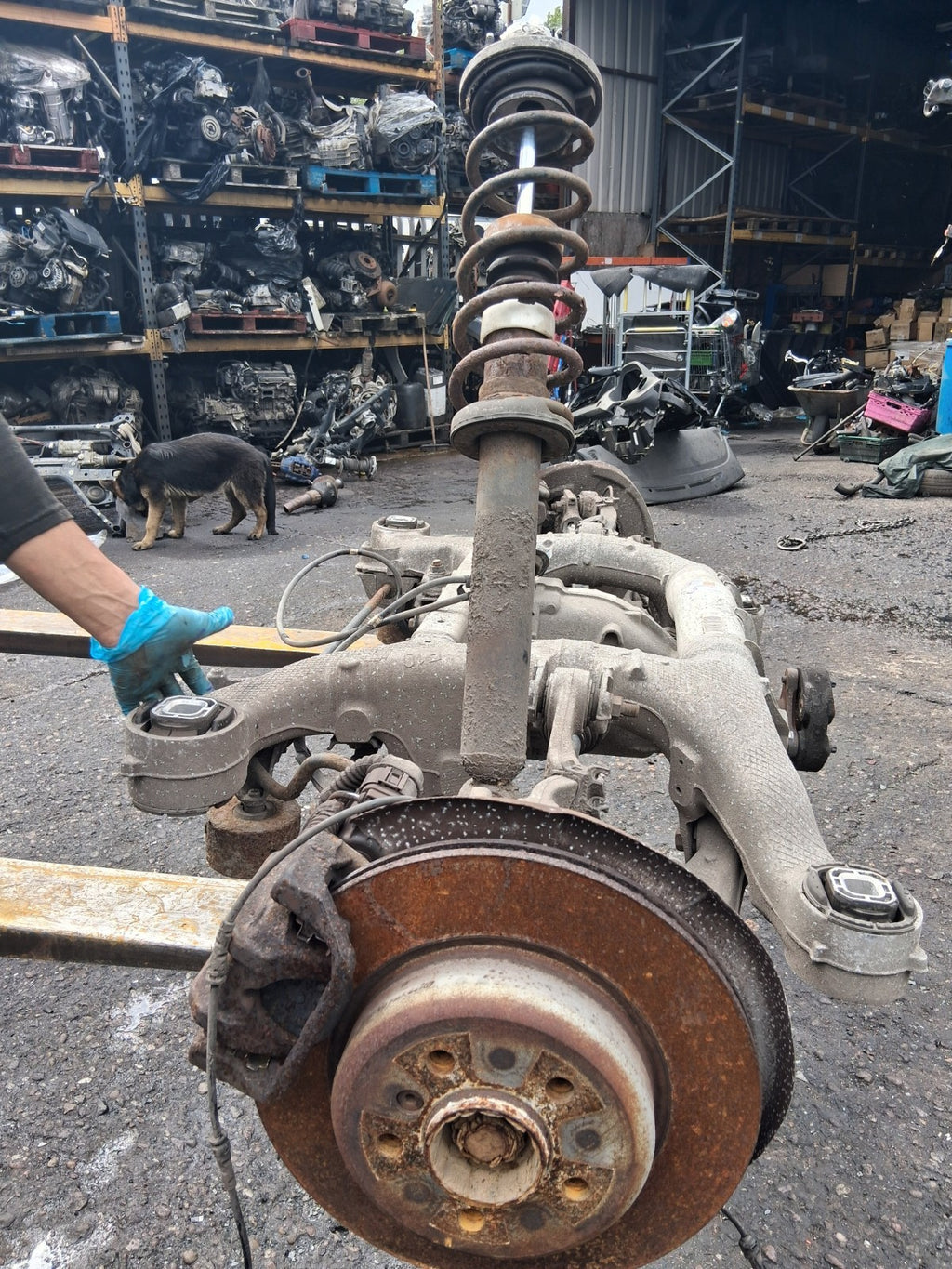 2010 BMW 5 SERIES F10 N47 2.0 DIESEL 6 SPEED DIFF & REAR AXLE 7578149 RATIO 3:38