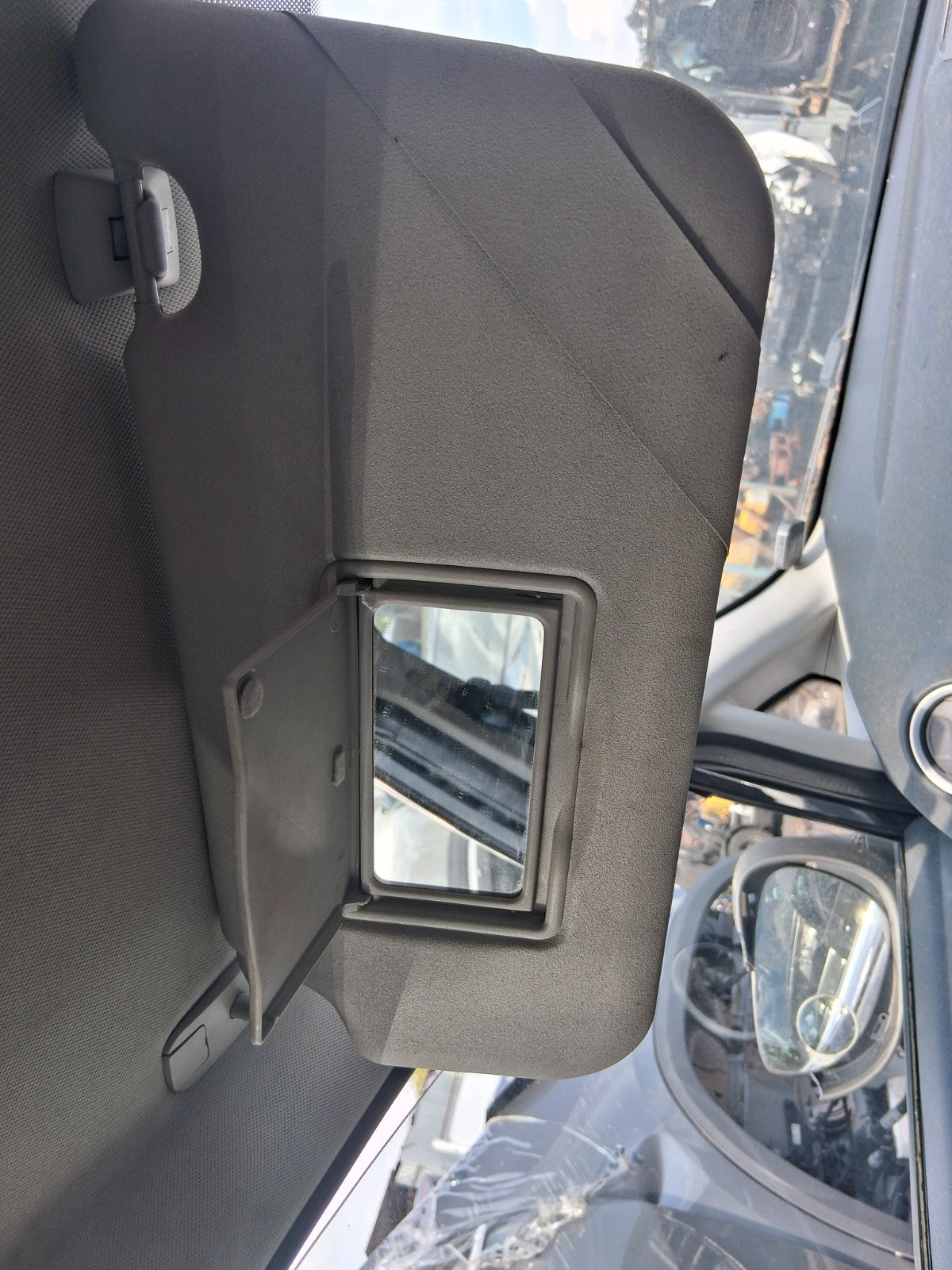 2012 FORD FIESTA MK7 NSF PASSENGER SIDE FRONT LEFT SUN VISOR SHADE