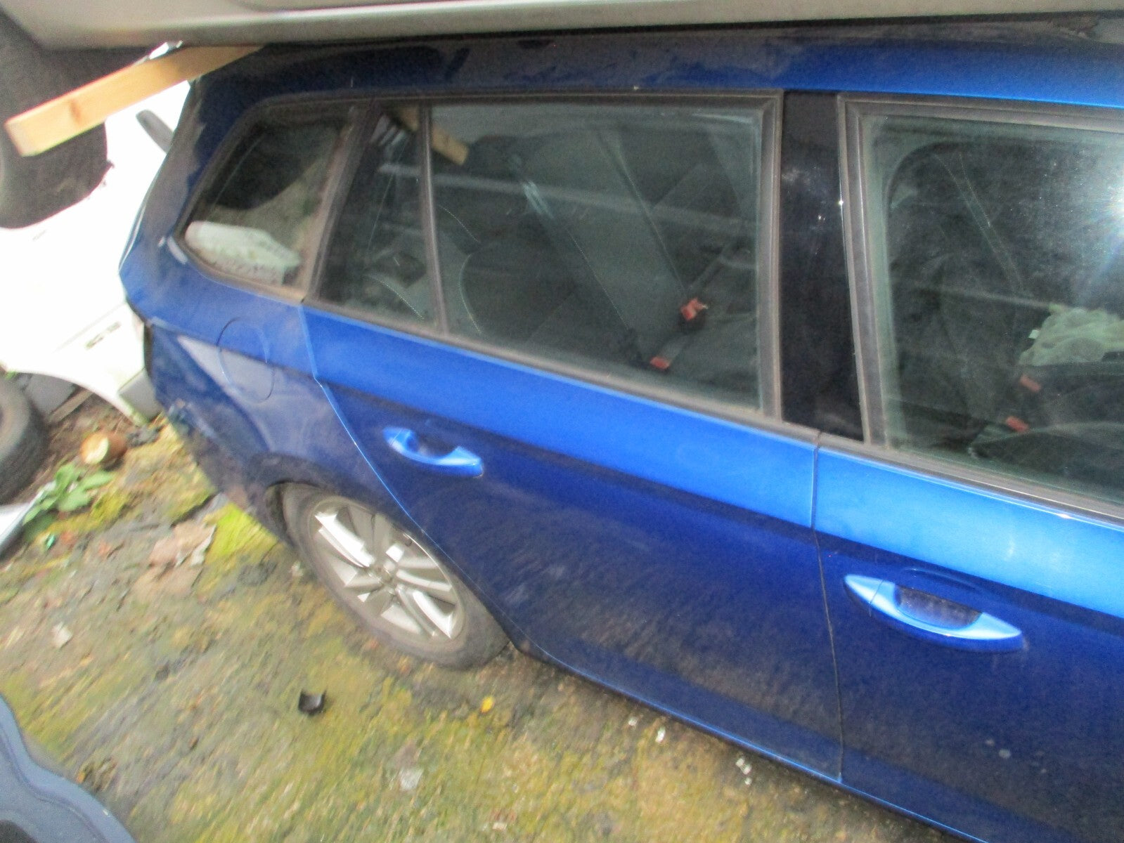 2019 SKODA FABIA MK3 NJ ESTATE OSR DRIVER SIDE REAR BARE DOOR BLUE