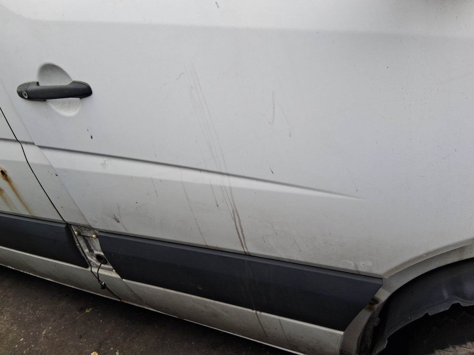 2016 MERCEDES SPRINTER MK2 W906 OSF DRIVER SIDE FRONT LEFT BARE DOOR WHITE