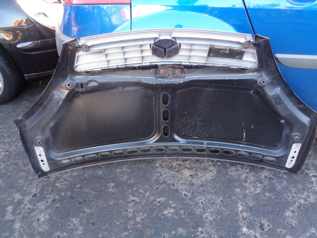MERCEDES BENZ A190 2003 FRONT BONNET BLACK WITH GRILL