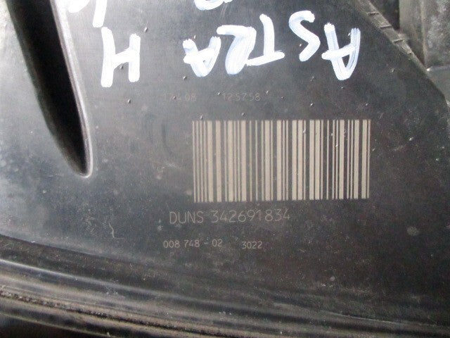 VAUXHALL ASTRA H 2008 OS DRIVER SIDE TAIL LIGHT 342691834