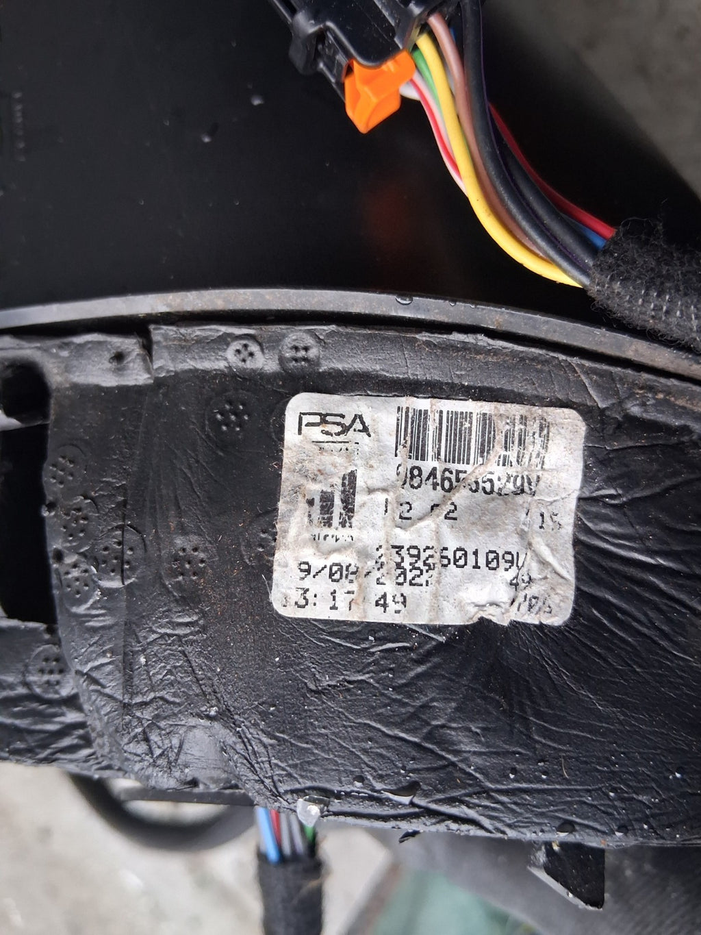 2023 CITROEN C4 MK3 OSF DRIVER SIDE RIGHT WING MIRROR POWER FOLD BLACK 984653529
