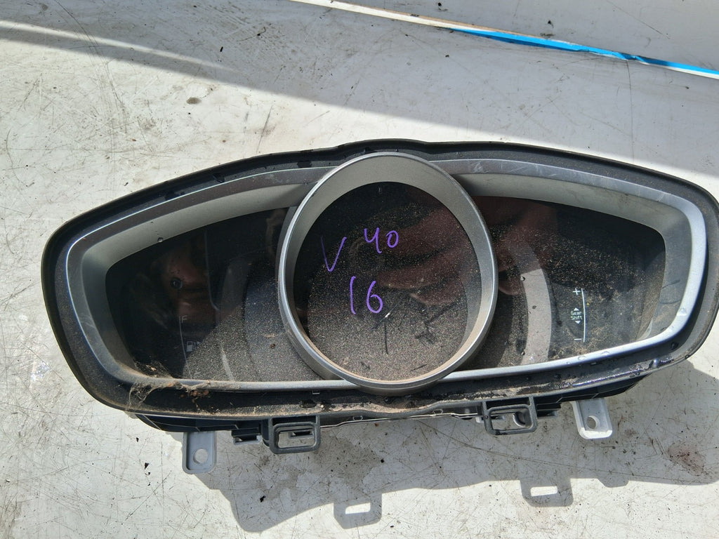 2016 VOLVO V40 2.0 DIESEL SPEEDO CLOCKS INSTRUMENT CLUSTER 31433515