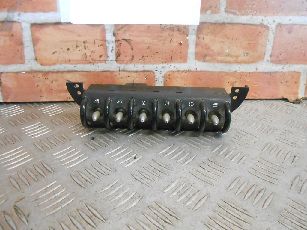 BMW MINI R52 COOPER 2006 CENTRE CONSOLE LIGHT ASC FOG SWITCH BUTTON PACK 6917989