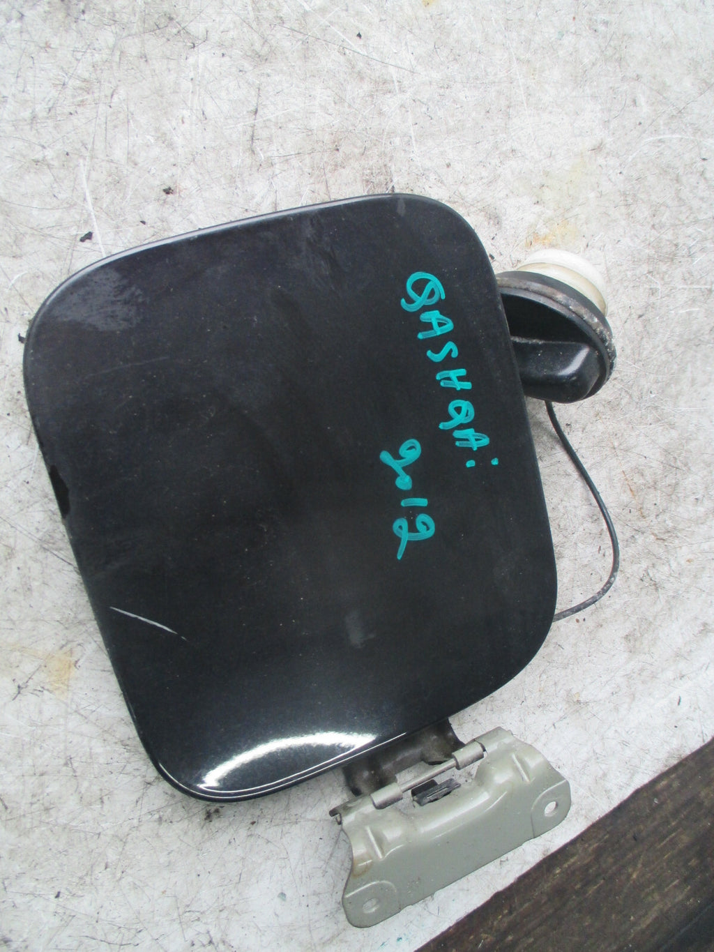 NISSAN QASHQAI 2012 J10 FUEL FILLER FLAP PURPLE