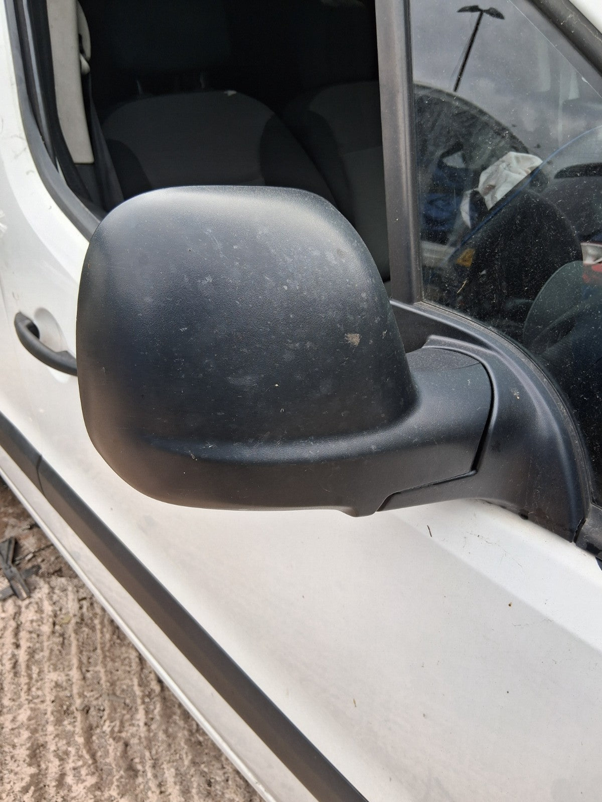 2017 PEUGEOT PARTNER MK2 OSF DRIVER SIDE FRONT RIGHT WING MIRROR BLACK
