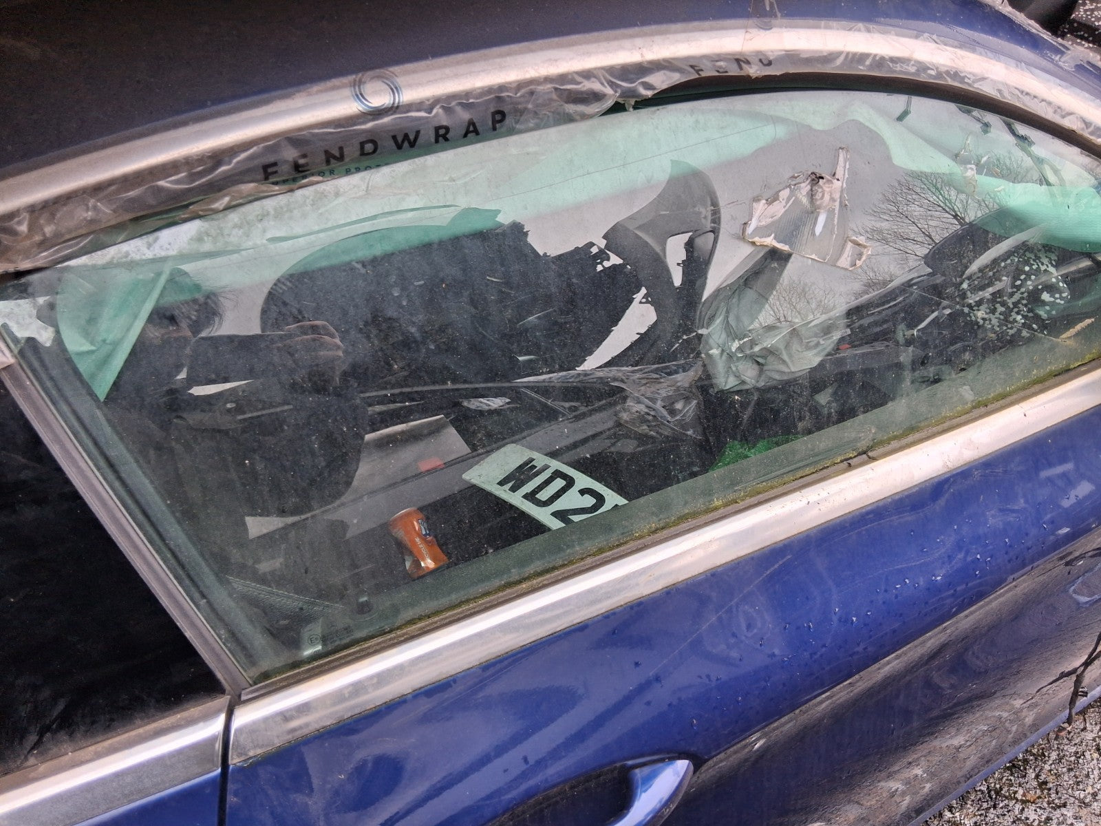 2021 MERCEDES C CLASS C205 COUPE OSF DRIVER SIDE FRONT RIGHT WINDOW GLASS
