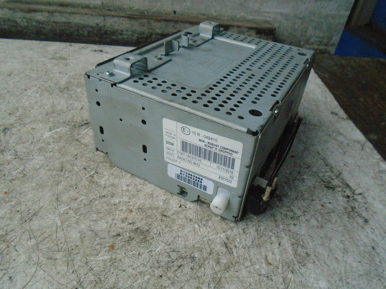 FORD FIESTA MK7 2016 RADIO CD PLAYER HEAD UNIT E1BT18C815HL