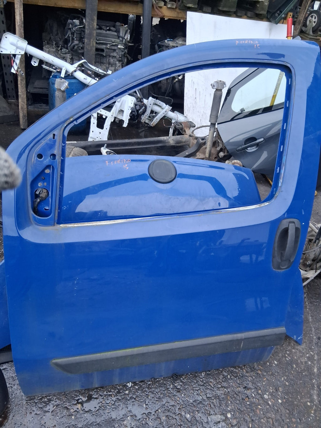 2016 FIAT FIORINO NSF PASSENGER SIDE FRONT LEFT BARE DOOR BLUE