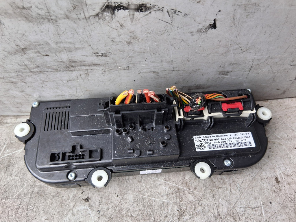 2011 VW VOLKSWAGEN GOLF MK6 AC HEATER CLIMATE CONTROL SWITCH PANEL 907426AM