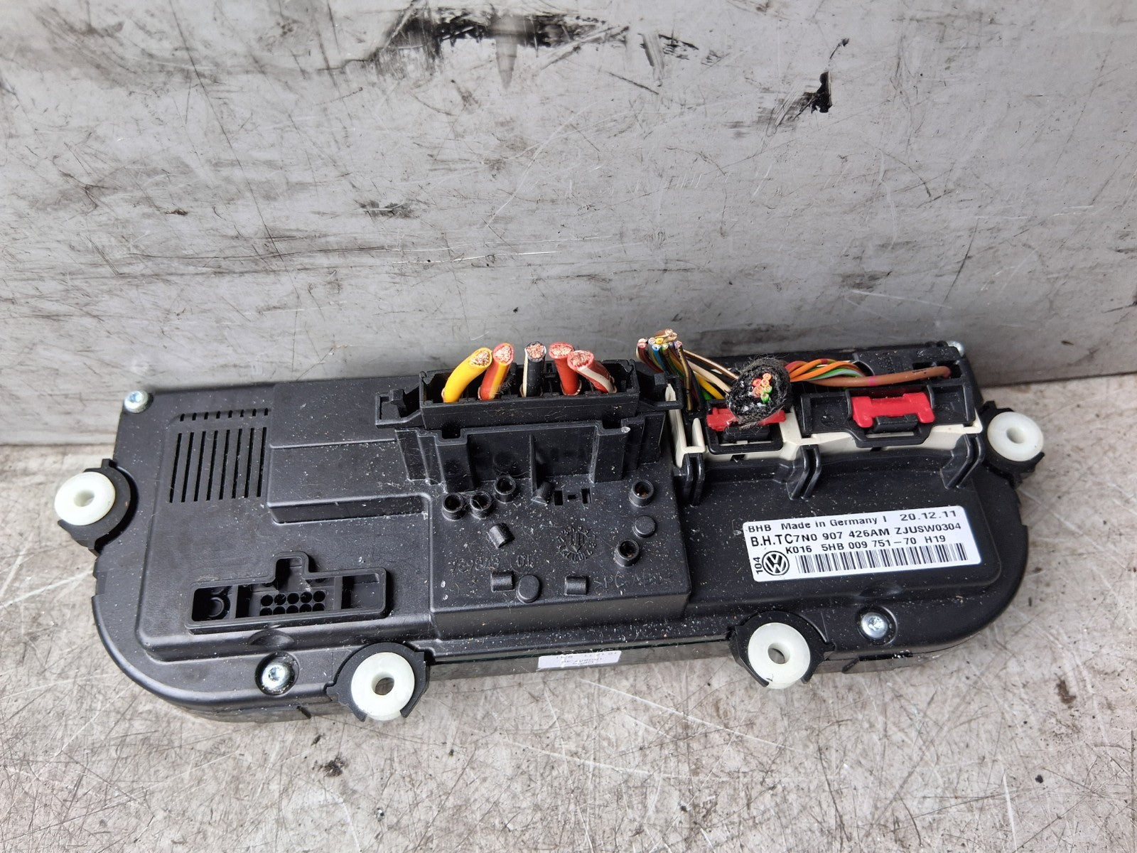 2011 VW VOLKSWAGEN GOLF MK6 AC HEATER CLIMATE CONTROL SWITCH PANEL 907426AM