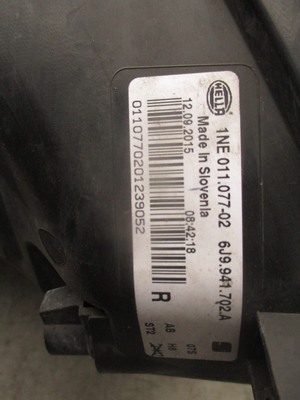 2014 SEAT IBIZA MK4 OSF DRIVER SIDE FRONT RIGHT FOG LIGHT 6J9941702A