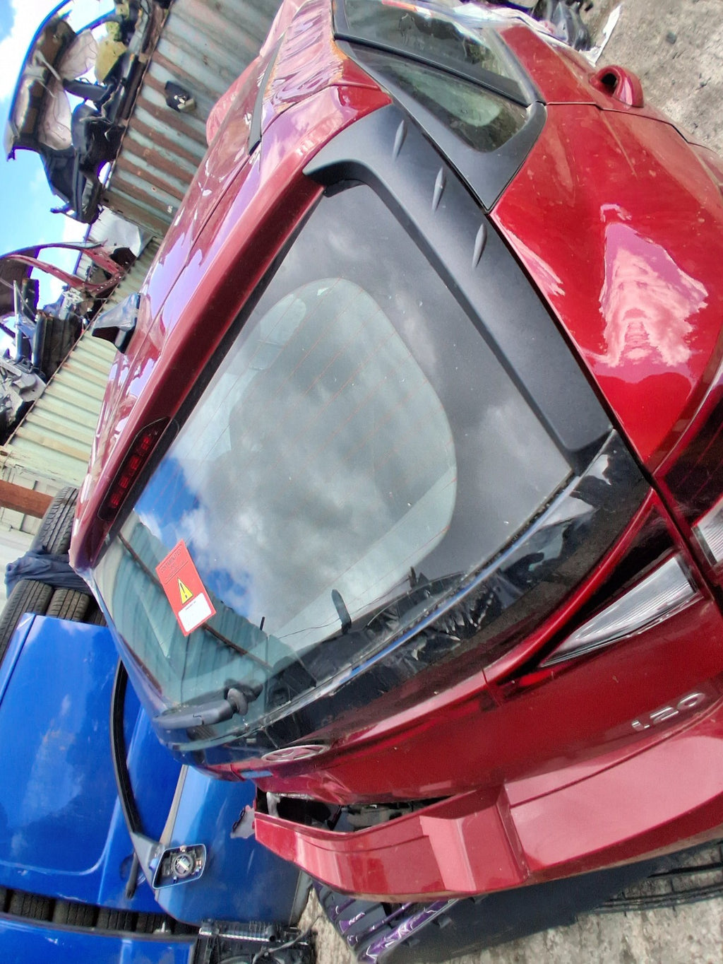 2026 HYUNDAI I20 MK3 REAR BARE TAILGATE BOOTLID RED