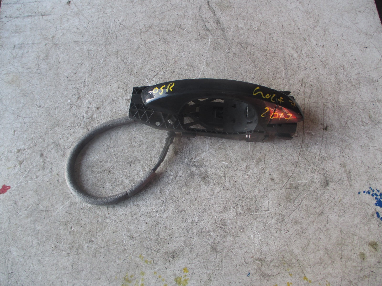 VW VOLKSWAGEN GOLF MK7 2017 OSR DRIVER SIDE REAR DOOR HANDLE 5NO837017E