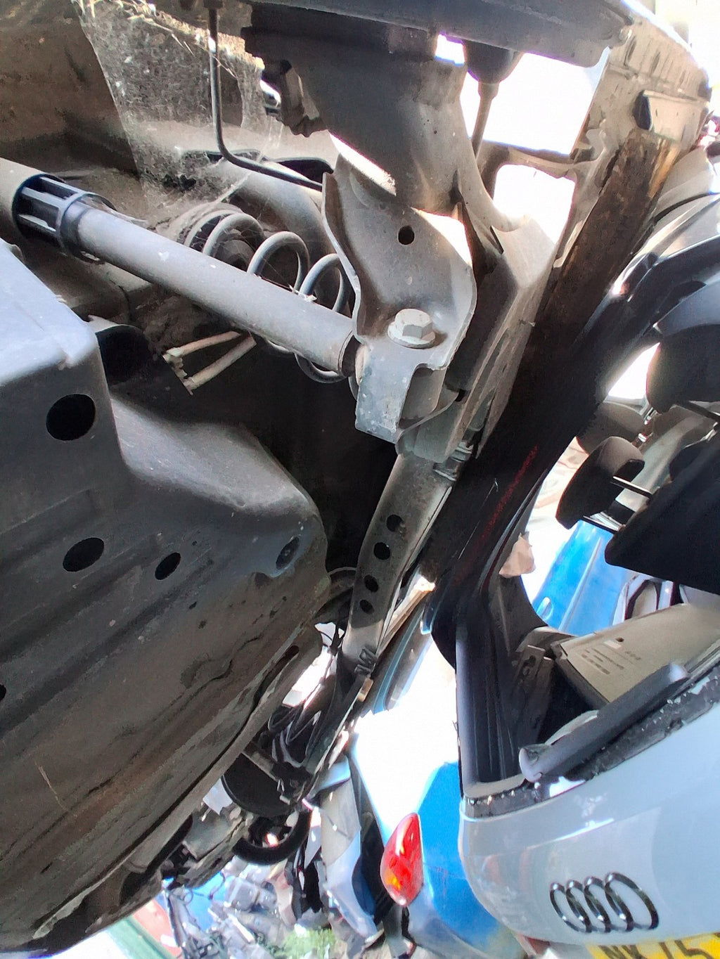 2023 AUDI A1 SPORT MK2 HATCHBACK REAR AXLE ASSEMBLY DRUMS TYPE
