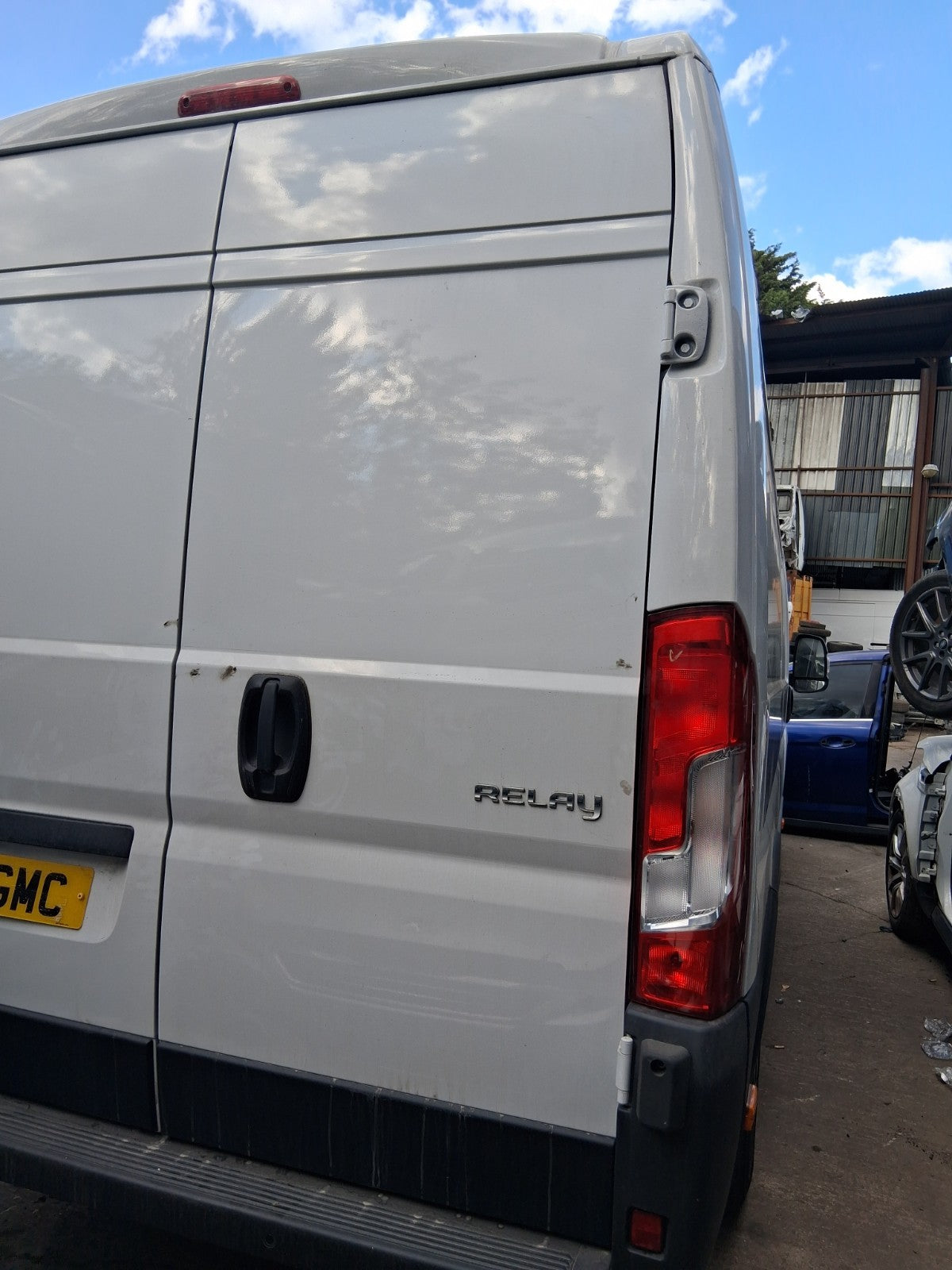 2025 CITROEN RELAY MK3 OSR DRIVER SIDE REAR COMPLETE DOOR WHITE