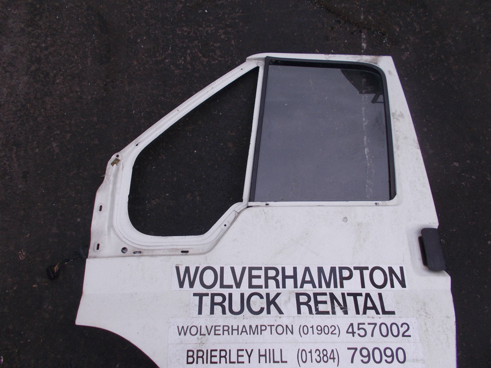 FORD TRANSIT 2003 NSF PASSENGER SIDE FRONT DOOR WHITE