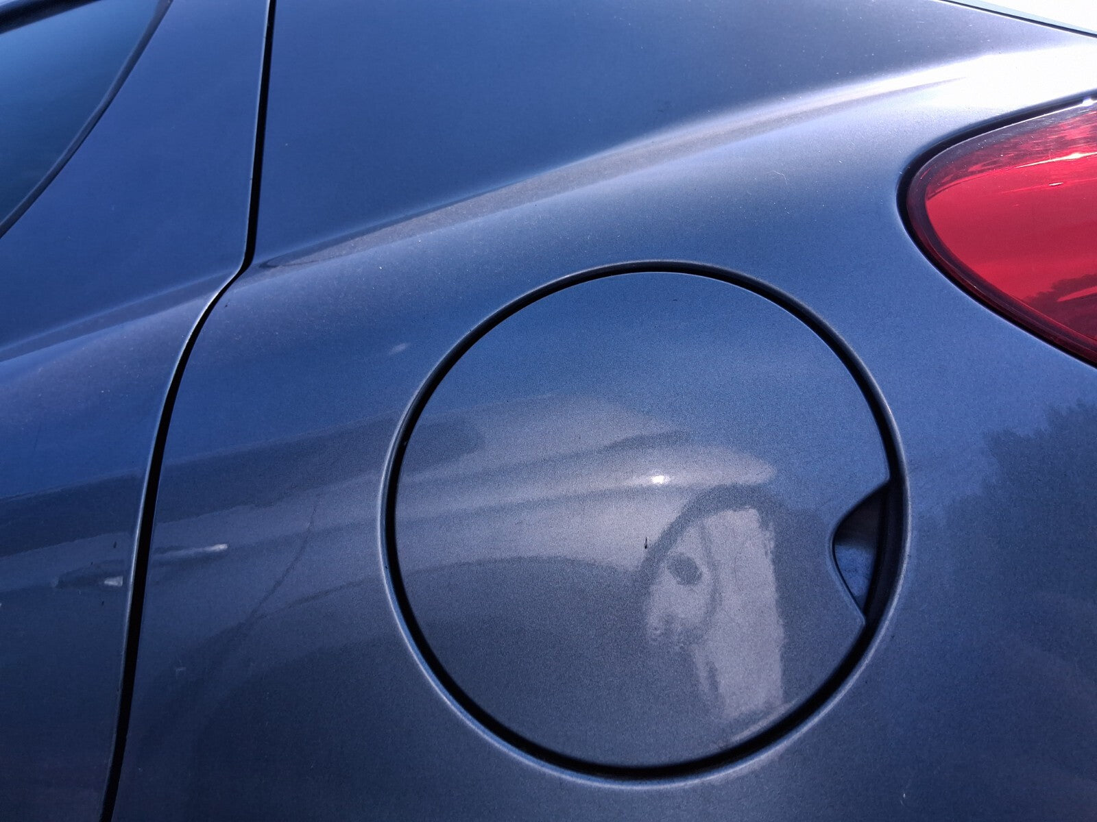 2009 PEUGEOT 207 PRE FACELIFT FUEL FILLER CAP FLAP LID GREY