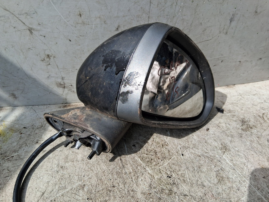2012 VAUXHALL CORSA D OS DRIVER SIDE FRONT RIGHT WING MIRROR BLACK 468435664