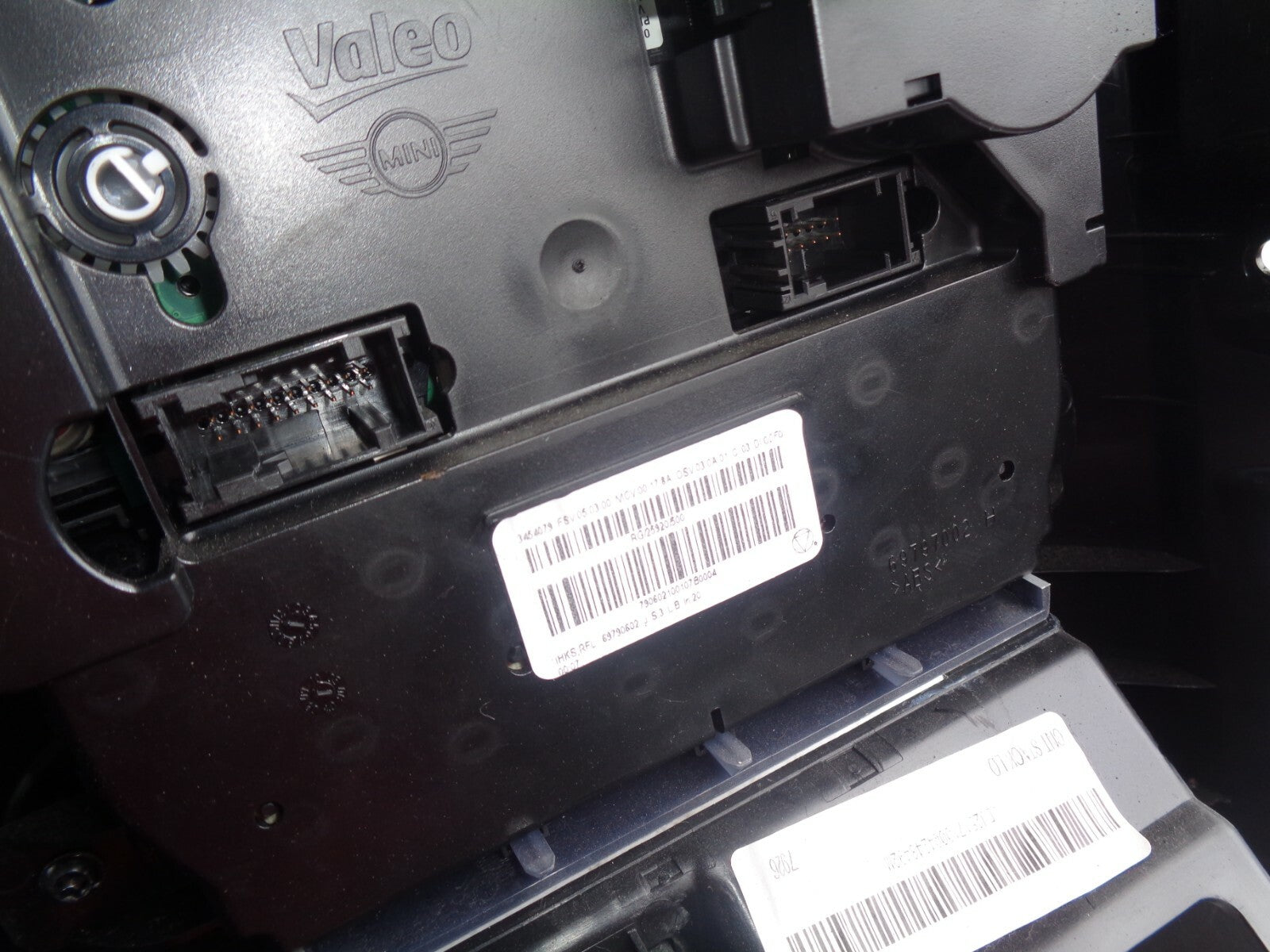 BMW MINI COOPER ONE 2009 HEATER CONTROL UNIT WITH SWITCHES 0068009504