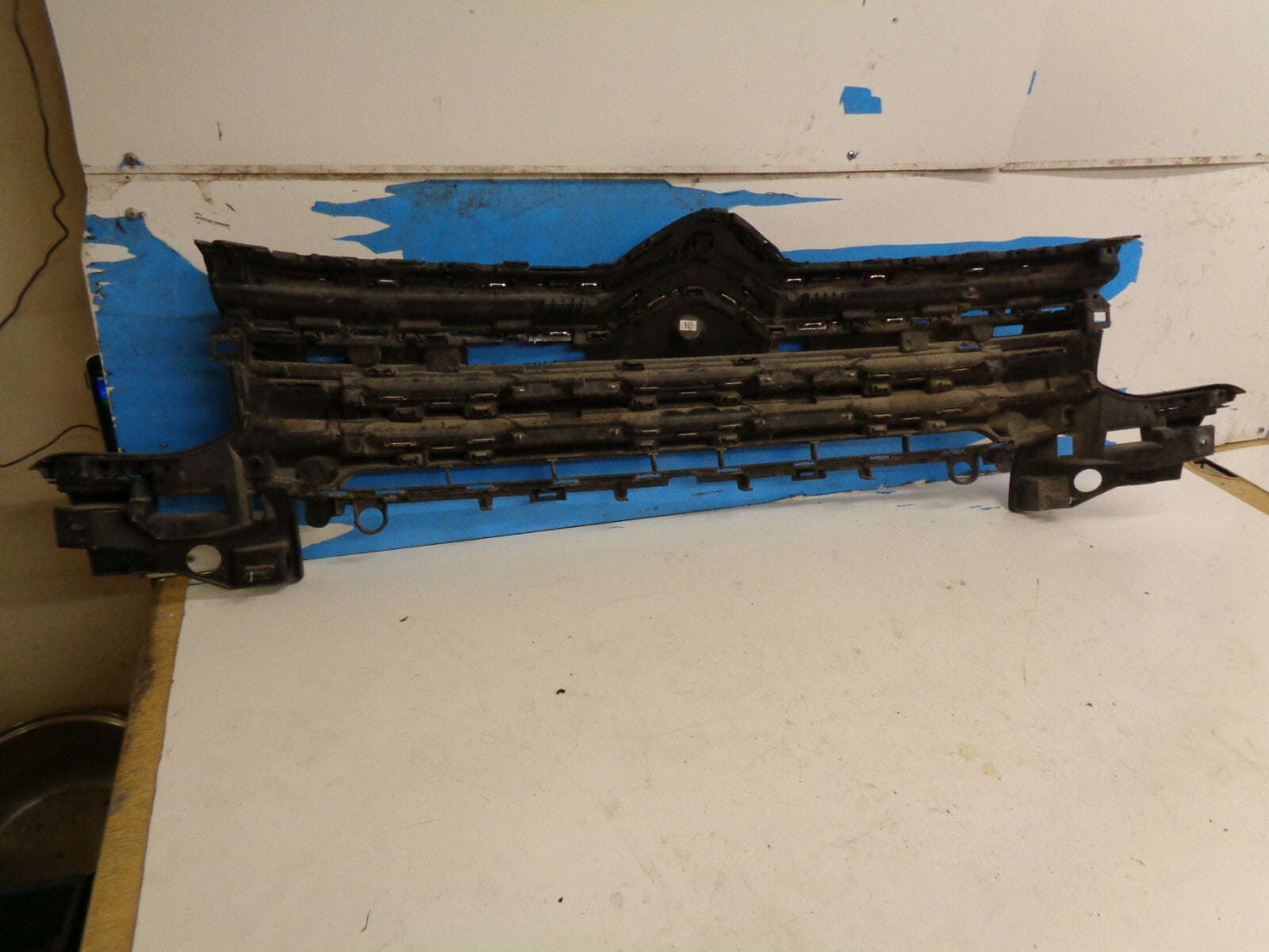 CITROEN C5 AIRCROSS 2019 FRONT BUMPER CHROME GRILL DAMAGED