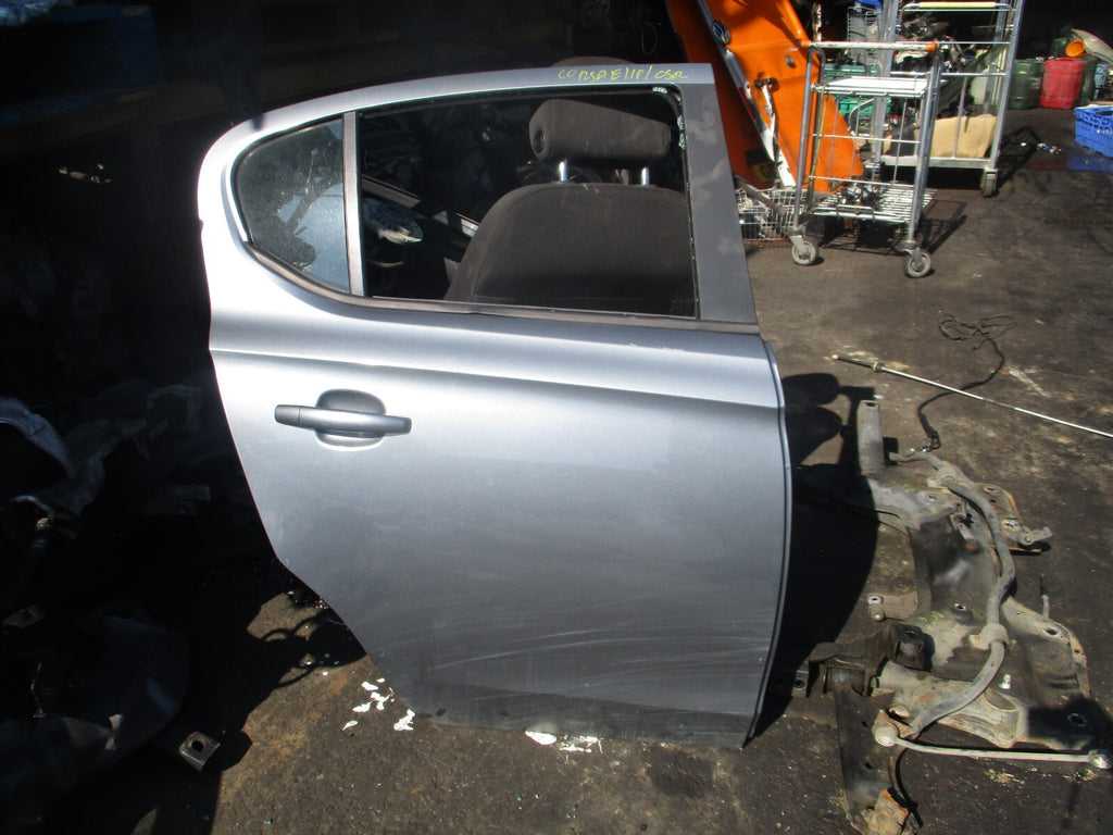 VAUXHALL CORSA E 2018 5 DOOR OSR DRIVER SIDE REAR DOOR GREY