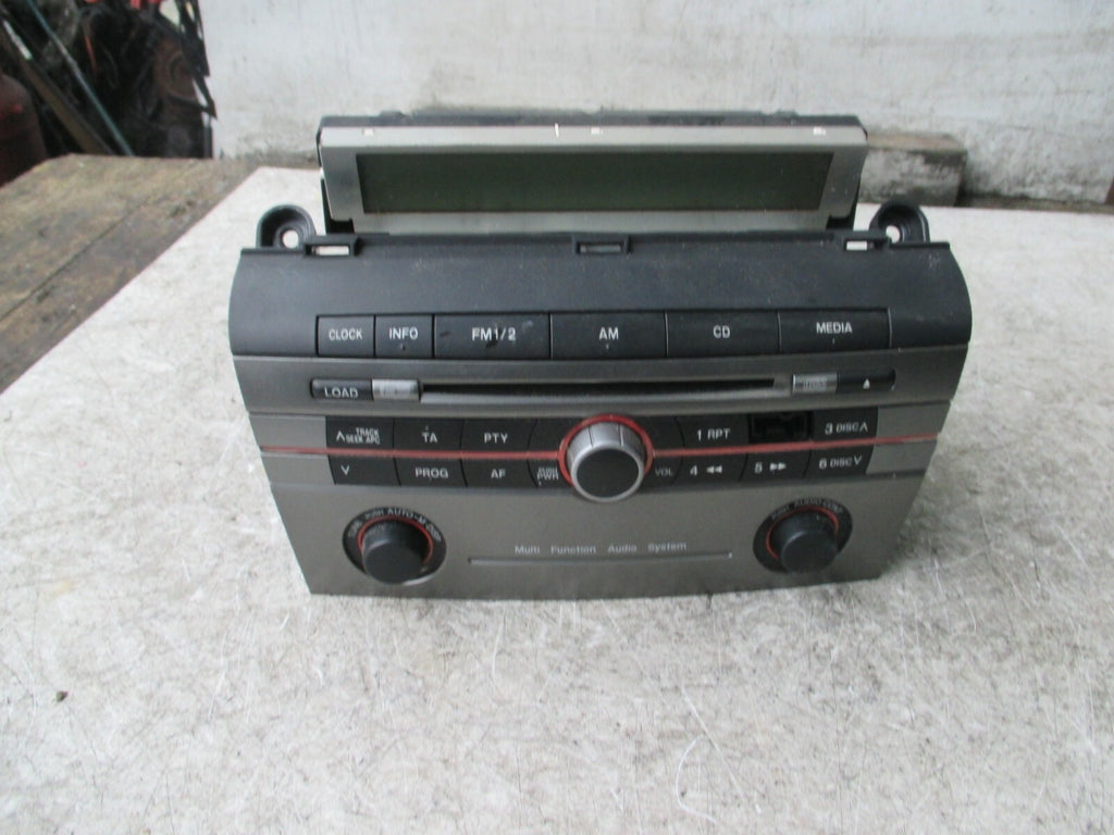 MAZDA 3 2007 MK1 RADIO STEREO CD PLAYER HEADER UNIT BP6L66ARX