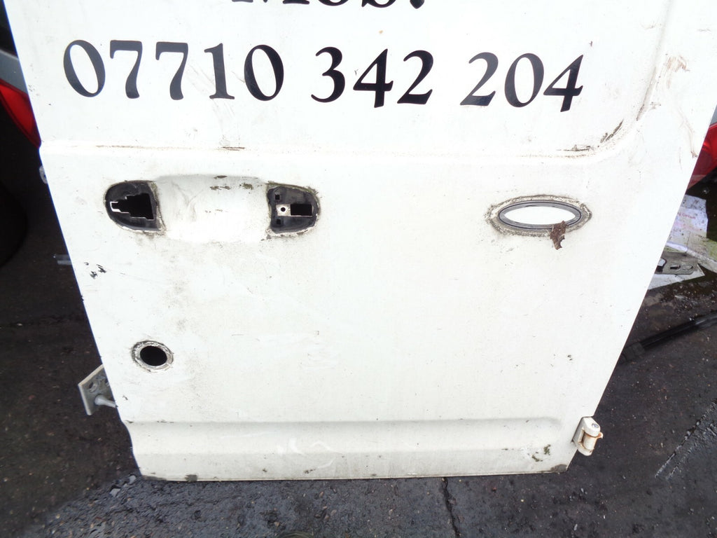 FORD TRANSIT CONNECT VAN MK1 2005 OSR DRIVER SIDE REAR BACK LOADING DOOR WHITE
