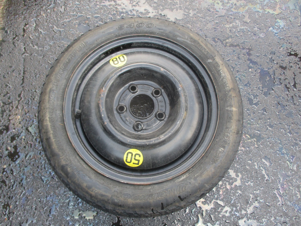 KIA CEED 2007 SPACE SPACER WHEEL WITH TYRE T125/80D15